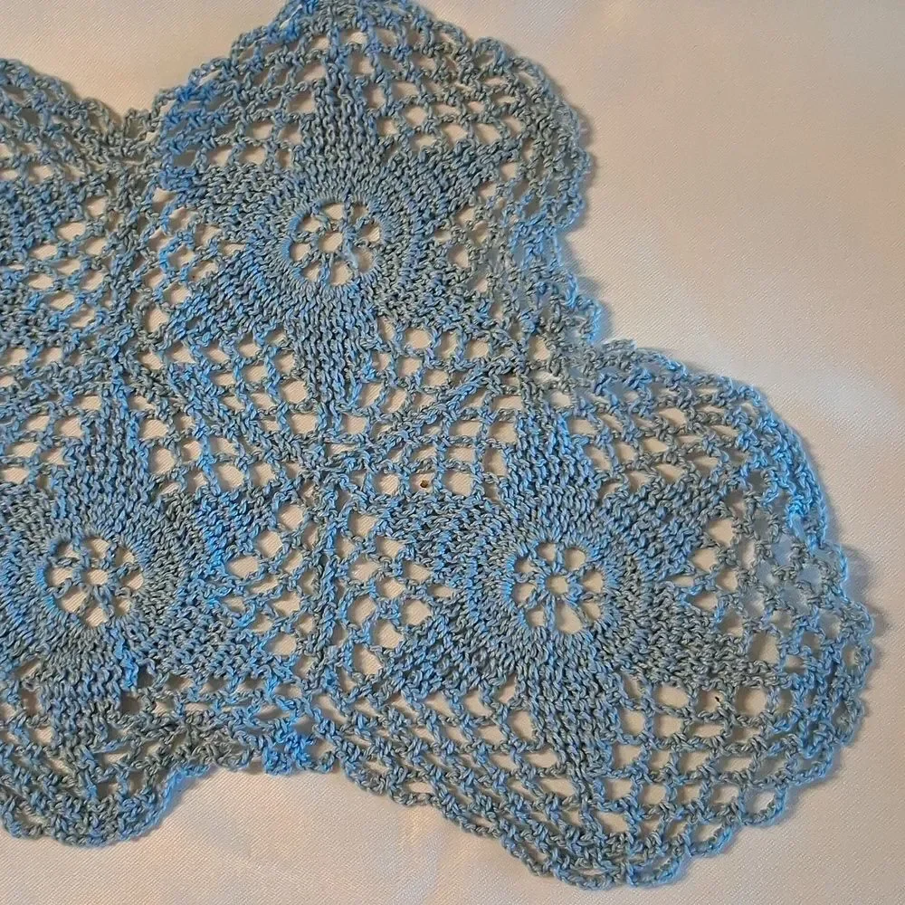 Vintage Crochet potholders/ hotpad /trivet,‎ doilie, dress, Americana, Valentine